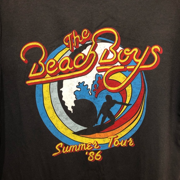 Letluv Daydreamer x Anthropologie The Beach Boys Music Band Tour Shirt Tee sz M - Picture 4 of 8